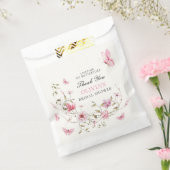 蝶の生涯フローラブライダルシャワー フェイバーバッグ (封をした状態)