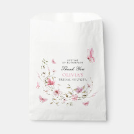 蝶の生涯フローラブライダルシャワー フェイバーバッグ