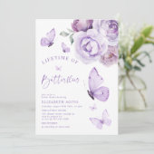 蝶の生涯フローラブライダルシャワー 招待状 (スタンド正面)