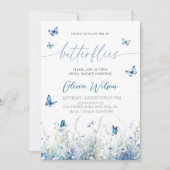 蝶の生涯ブライダルシャワーパーティー 招待状 (正面)