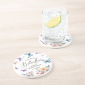 蝶の生涯ブライダルシャワー表 コースター (側面)