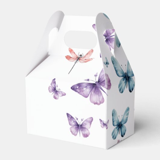 蝶の生涯ブライダルシャワー表 フェイバーボックス (裏面サイド)