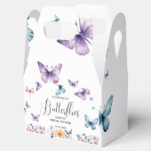 蝶の生涯ブライダルシャワー表 フェイバーボックス (オープン)