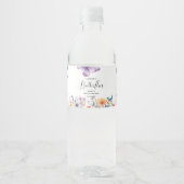 蝶の生涯ブライダルシャワー表 ペットボトルラベル (正面)