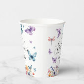 蝶の生涯ブライダルシャワー表 紙コップ (右)