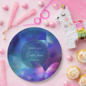 蝶の生涯ブライダルシャワー ペーパープレート (パーティー)