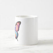蝶の画像付きの美しいマグカップ コーヒーマグカップ (中央)