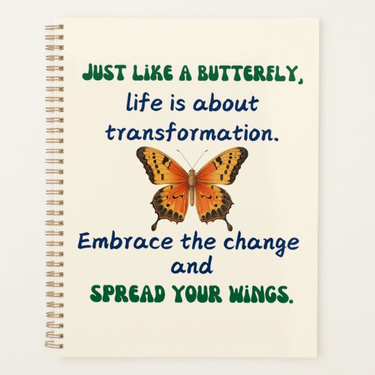 蝶の知恵 プランナー手帳 (正面)