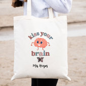 蝶の神経分岐パーソナライズされた先生贈り物 トートバッグ