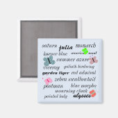 蝶の種 マグネット (正面/裏面)