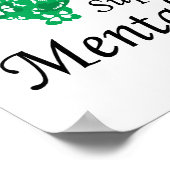 蝶の精神衛生リボン ポスター (角)