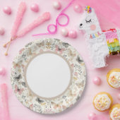 蝶の紙プレート、パーティープレート ペーパープレート (パーティー)