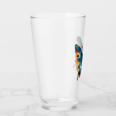 蝶の絵 タンブラーグラス (右)