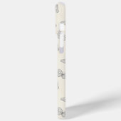 蝶の線画パターン Case-Mate iPhoneケース (裏面 / 左)