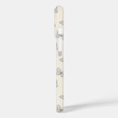 蝶の線画パターン Case-Mate iPhoneケース (裏面 / 左)
