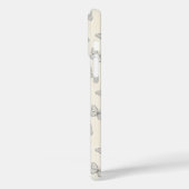 蝶の線画パターン Case-Mate iPhoneケース (裏面 / 左)