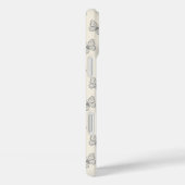 蝶の線画パターン Case-Mate iPhoneケース (裏面 / 右)