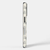 蝶の線画パターン Case-Mate iPhoneケース (裏面 / 右)