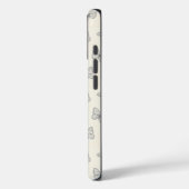 蝶の線画パターン Case-Mate iPhoneケース (裏面 / 左)