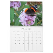 蝶の美しい カレンダー (2月 2026)
