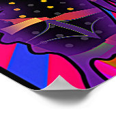 蝶の群れの壁 ポスター (角)