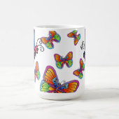 蝶の群れ コーヒーマグカップ (中央)