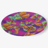 蝶の群れ ペーパープレート (アングル)