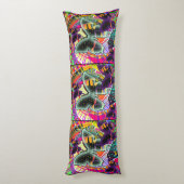 蝶の群れ ボディピロー (裏面 (縦))