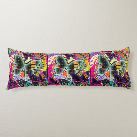 蝶の群れ ボディピロー (正面)