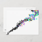 蝶の群れ ポストカード (正面/裏面)