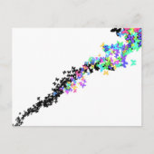 蝶の群れ ポストカード (正面)