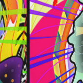 蝶の群れ 壁紙 (縫い目)