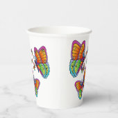 蝶の群れ 紙コップ (右)