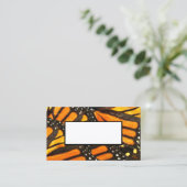 蝶の羽の名刺テンプレート写真アート 名刺 (スタンド正面)