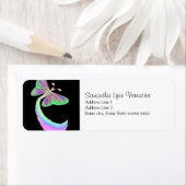 蝶の羽ばたきブラックバイ:メンディ ラベル (インサイチュ)