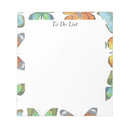 蝶の羽ばたき ノートパッド