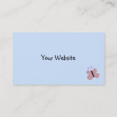 蝶の羽ばたき 名刺 (裏面)