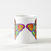 蝶の羽を持つ人 コーヒーマグカップ (中央)