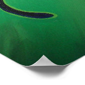 蝶の羽を身に着けたジャズエイジショーガールフラッパー ポスター (角)