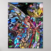 蝶の羽を通して ポスター (正面)