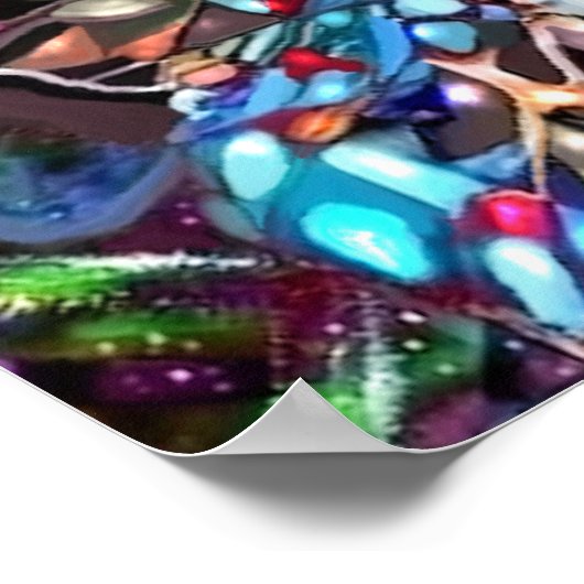 蝶の羽を通して ポスター (角)