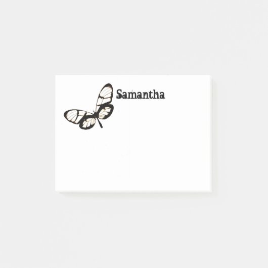 蝶の羽ポスト注自然アート ポストイット (正面)