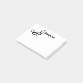 蝶の羽ポスト注自然アート ポストイット (アングル)