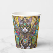 蝶の羽旅団の子猫 紙コップ (正面)