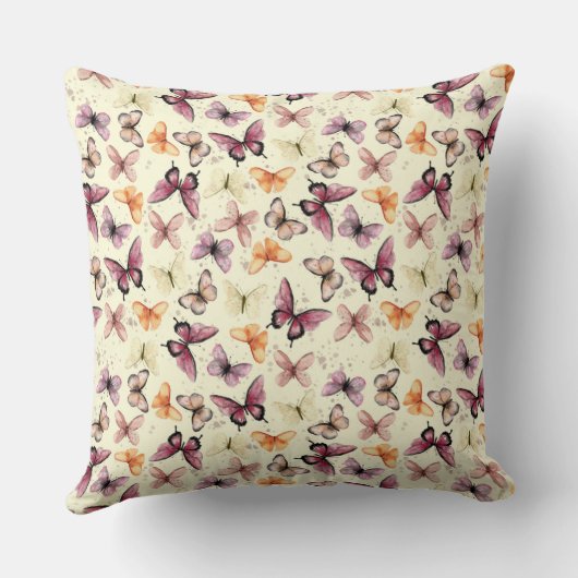 蝶の翼 クッション (裏面)