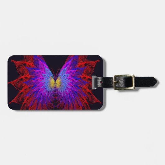 蝶の翼 ラゲッジタグ (正面横)