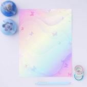 蝶の背景 チラシ (シングル)