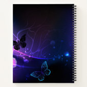 蝶の背景 ノートブック (裏面)