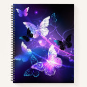 蝶の背景 ノートブック (正面)