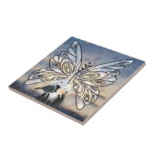 蝶の自由と鳥 タイル (側面)